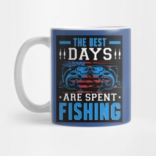 The best days are spent fishing Mug